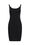 Dames shapewear jurk, Zwart