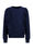 Meisjes sweater met broderie anglaise, Donkerblauw