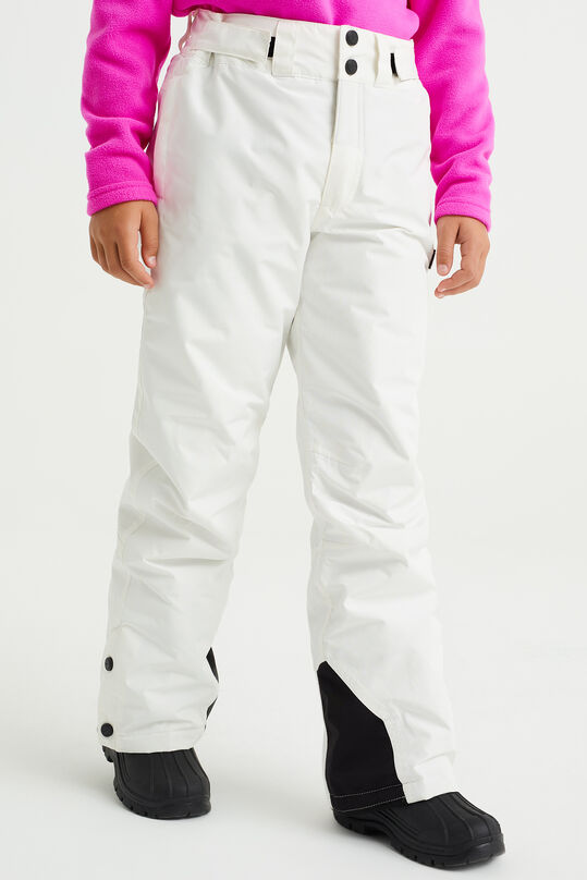 Pantalon de ski fille, Blanc