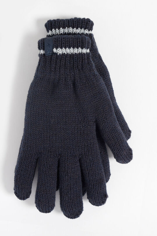Meisjes fijngebreide handschoenen, Donkerblauw