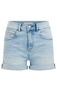 Dames high rise jeans met comfort-stretch, Lichtblauw