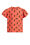 T-shirt à motif fille, Rose corail
