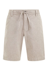 Short chino relaxed fit à motif homme, Beige