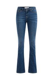 Jeans mid rise bootcut stretch femme - Curve, Bleu
