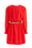 Robe à structure fille, Rouge