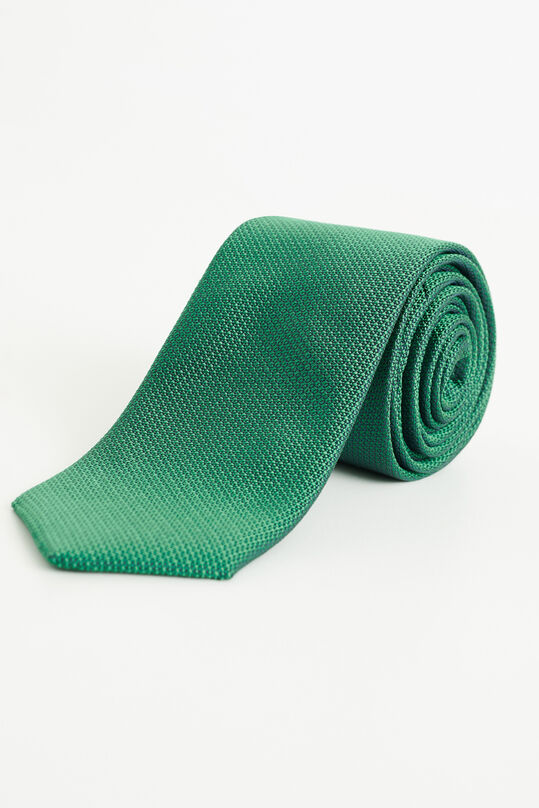 Cravate de mélange de soie à motif homme, Vert