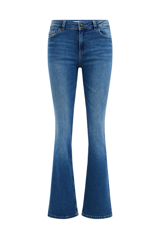 Dames mid rise bootcut jeans stretch | wefashion.be