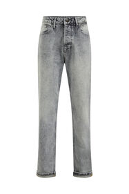 Jeans tapered fit comfort stretch homme, Gris clair