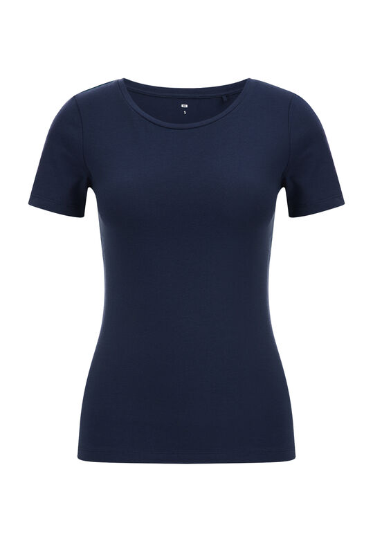 Dames T-shirt , Donkerblauw