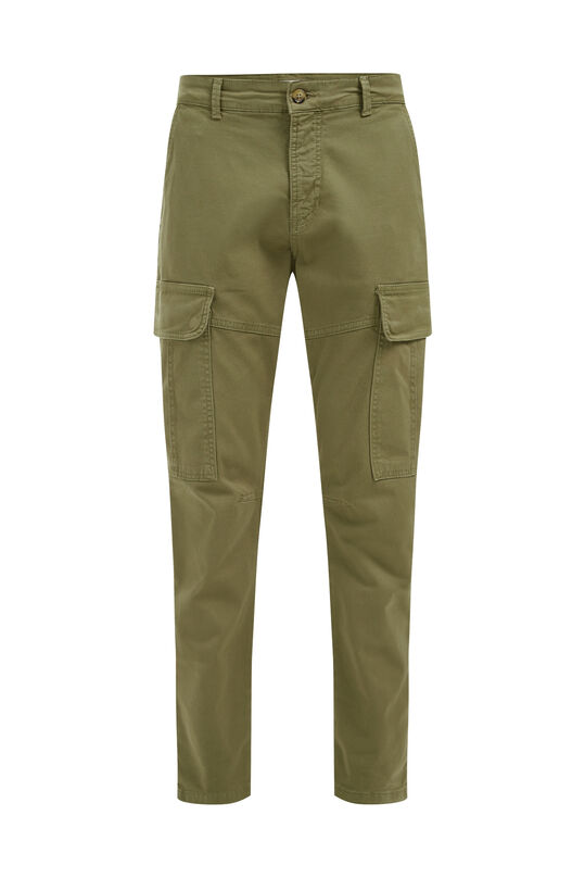 Pantalon cargo tapered fit homme, Vert clair