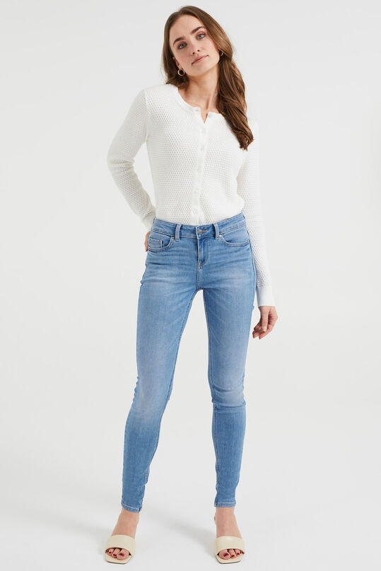 Glans Gevaar Verwacht het Dames mid rise super skinny jeans met superstretch | wefashion.be