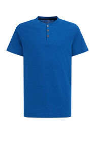 Jongens gemêleerd T-shirt, Kobaltblauw