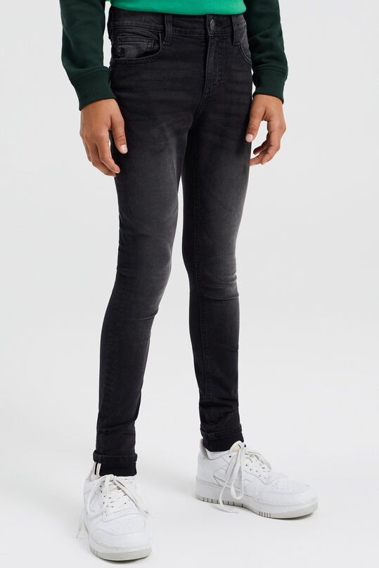 Jongens super skinny fit jeans, Zwart