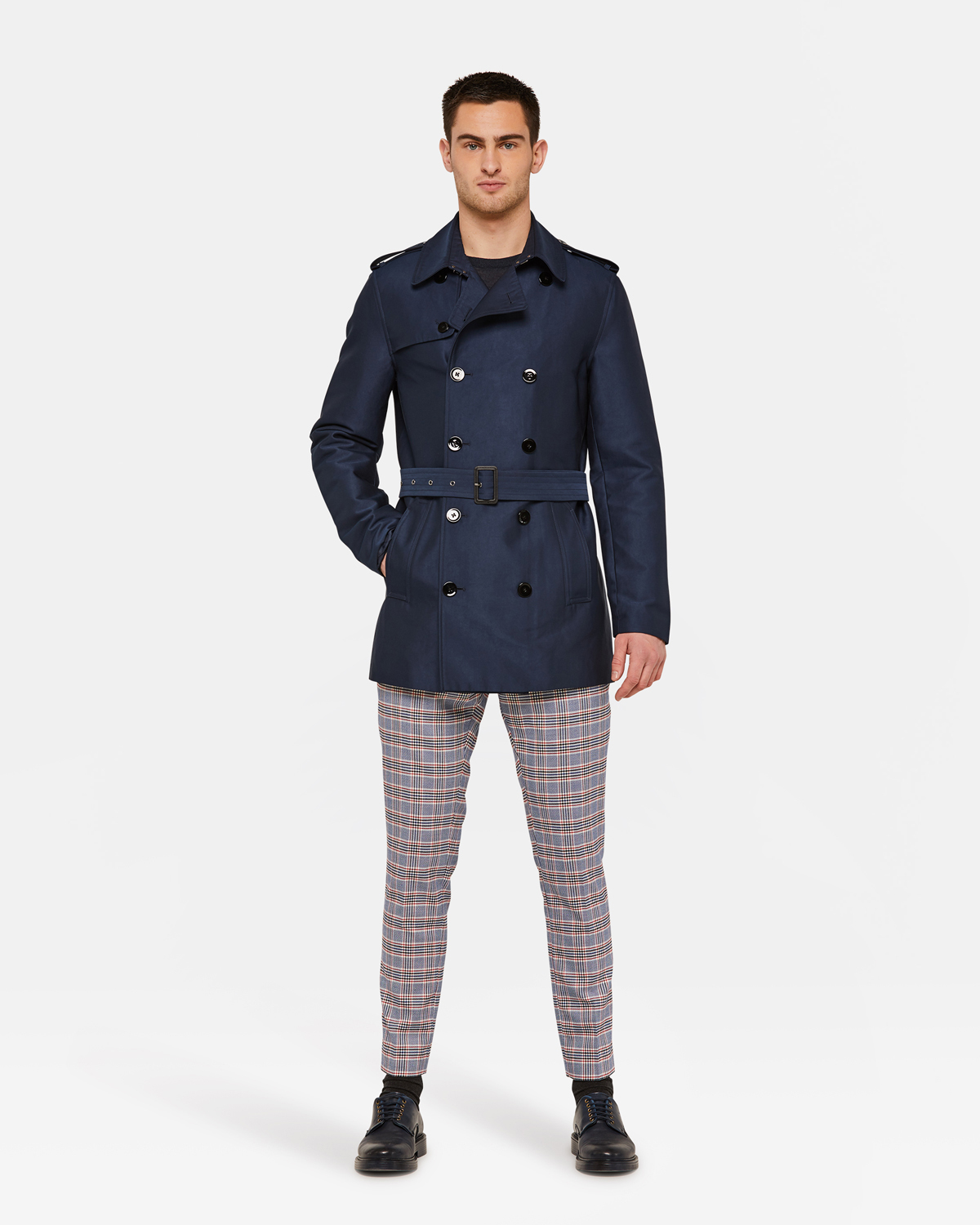 Homme Vêtements Manteaux Imperméables et trench coats WES002 Trench Rrd pour homme en coloris Bleu 